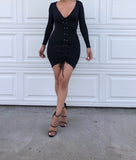 Black Lace Up ‘Jada’