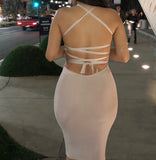 Pre-Order Nude ‘Alma’ Bandage Dress