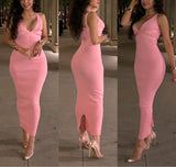 Pink Knit Mariella Maxi