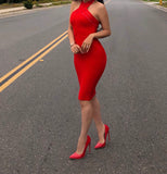 PRE-ORDER Red Serena Bandage Dress