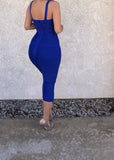 PRE-ORDER ROYAL BLUE ‘LEYLA’ BANDAGE DRESS