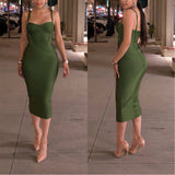 PRE-ORDER Olive ‘Leyla’ Bandage Dress