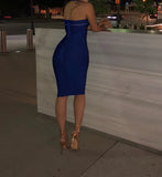 PRE-ORDER Royal Blue ‘Serena’ Bandage Dress