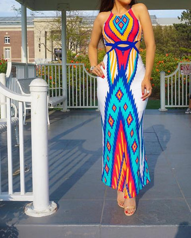 Tribal Print Maxi