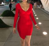Red ‘Emmy’ Bandage Dress