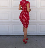 Red Polka dot ‘Cee-Cee’