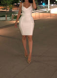 White ‘Eliana’ Bandage Dress