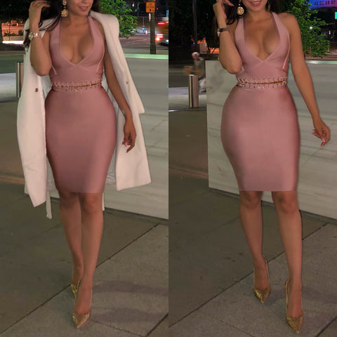 Pre-Order Rose ‘Alessandra’ Bandage Dress
