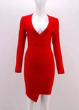 Red ‘Emmy’ Bandage Dress