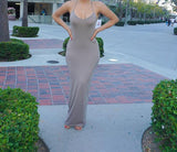 Gray Racerback Maxi