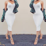 White ‘Wanted’ Midi