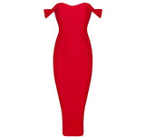 Pre-Order ‘Take My Heart’ Red Sweetheart Bandage Dress