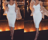 White ‘Wanted’ Midi