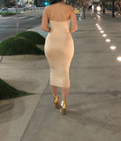 Beige ‘Seductive’ Bodycon