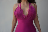 PRE-ORDER MAGENTA ‘LOVELY CURVES’ BANDAGE DRESS