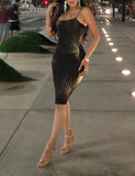 Sparkly Queen Midi