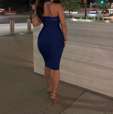 PRE-ORDER Royal Blue ‘Serena’ Bandage Dress
