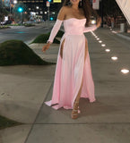 Light Pink ‘Mercedez’ Goddess Maxi