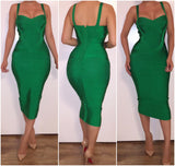 Pre-Order Forest Green 'Leyla' Bandage Dress