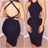 Pre-Order Black "Kammi" Bandage Dress
