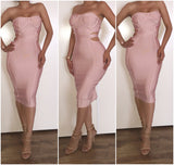 Pre-Order Blush "Camilla" Sweetheart Bandage Dress