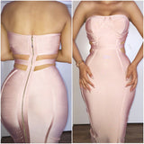 Pre-Order Blush "Camilla" Sweetheart Bandage Dress