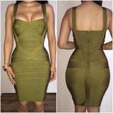 Pre-Order Olive 'Leyla' Bandage Dress