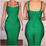 Pre-Order Forest Green 'Leyla' Bandage Dress