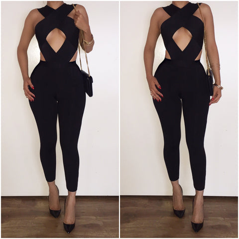 Pre-Order Black 'King Kylie' Jumpsuit